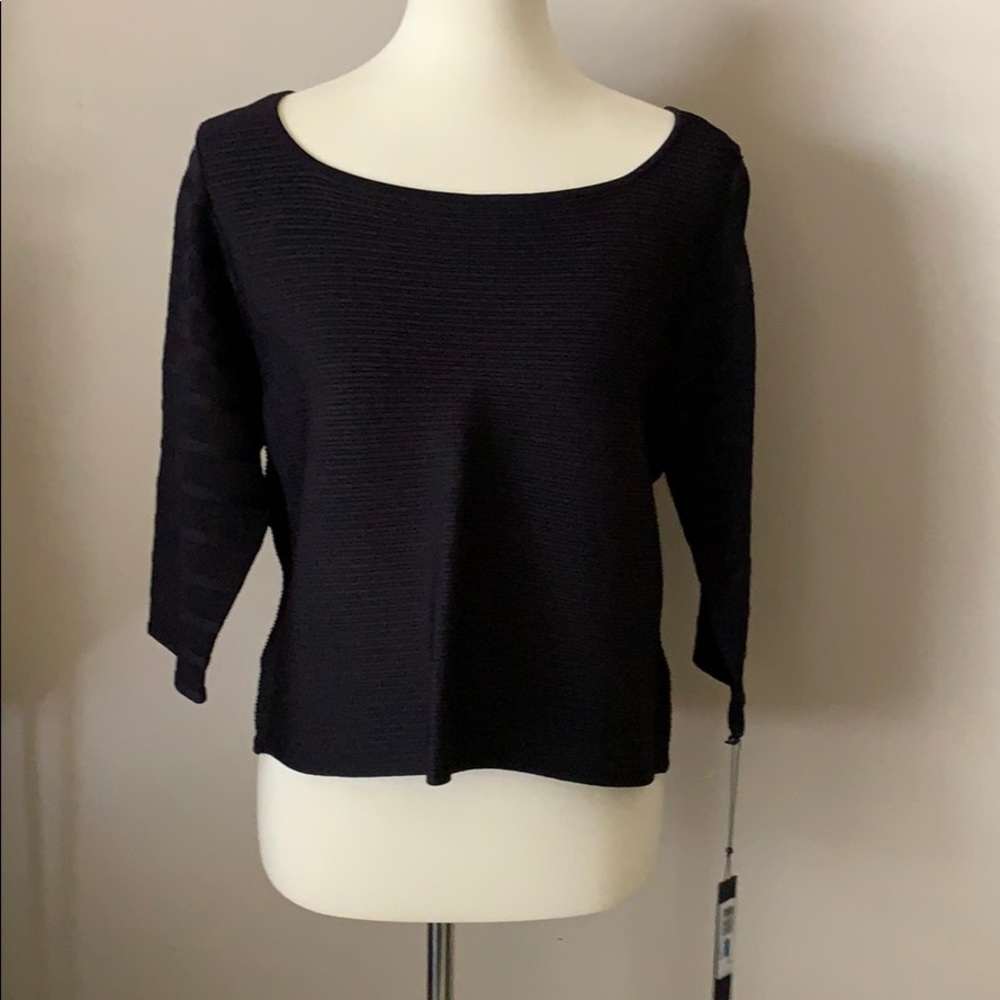 NEW WITH TAGS * Ivanka Trump * Size XL *‎ Black Top